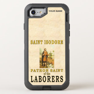 SAINT ISODORE (Patron Saint of Laborers) OtterBox Defender iPhone SE/8/7 Case