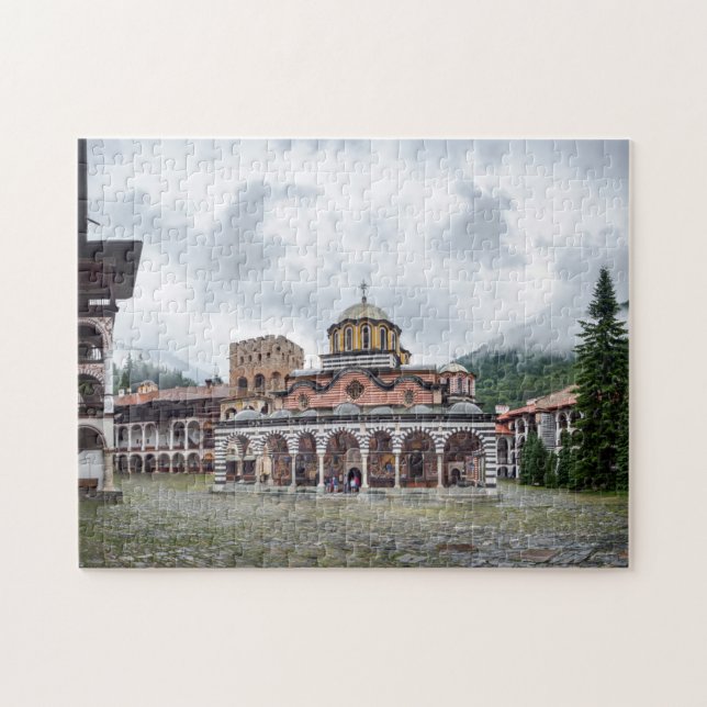 Saint Ivan Rilski Monastery Rila Mountain Bulgaria Jigsaw Puzzle (Horizontal)