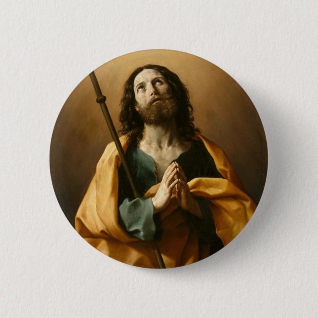 “Saint James” art button (Front)