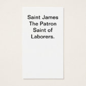 Saint James Cards (Back)