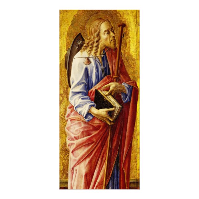 Saint James the Great by Carlo Crivelli Rack Card (Front)