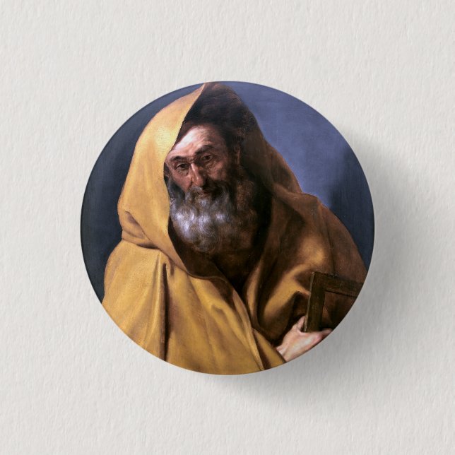 Saint James the Great by Rubens  Button (Front)