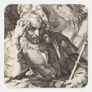 Saint James the Great the Apostle Square Sticker