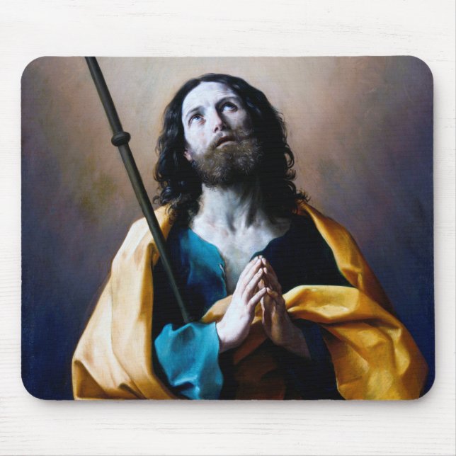 Saint James the Greater, Guido Reni Mouse Pad (Front)