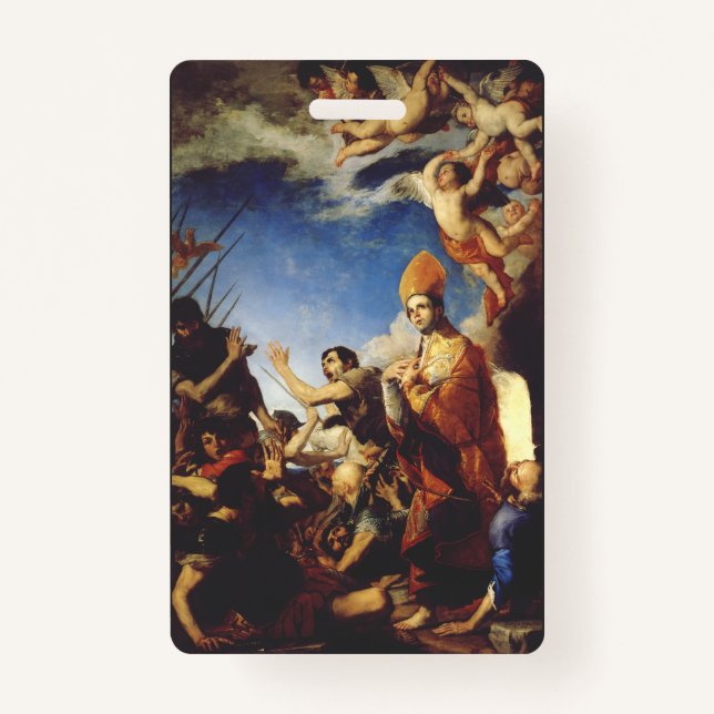 Saint Januarius Bishop of Benevento  Badge (Front)