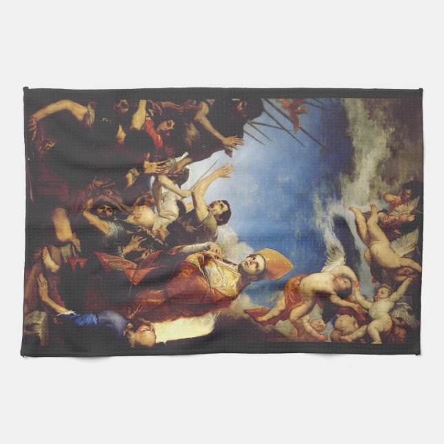 Saint Januarius Bishop of Benevento  Kitchen Towel (Horizontal)