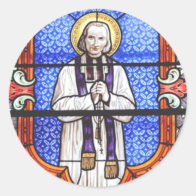 Saint Jean Baptiste Marie Vianney  Classic Round Sticker (Front)