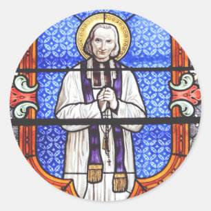 Saint Jean Baptiste Marie Vianney Classic Round Sticker