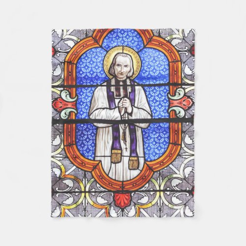 Saint Jean Baptiste Marie Vianney  Fleece Blanket