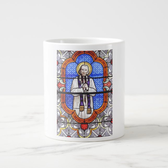 Saint Jean Baptiste Marie Vianney  Giant Coffee Mug (Front)