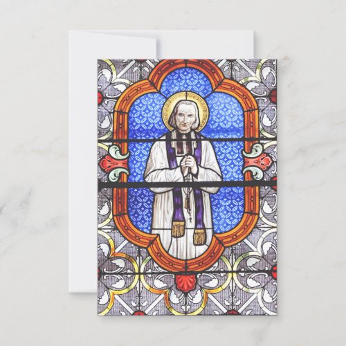 Saint Jean Baptiste Marie Vianney  Thank You Card
