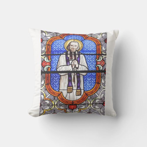 Saint Jean Baptiste Marie Vianney  Throw Pillow