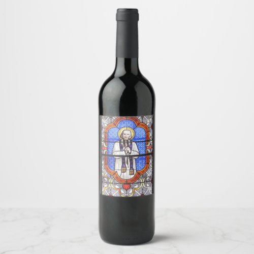 Saint Jean Baptiste Marie Vianney  Wine Label