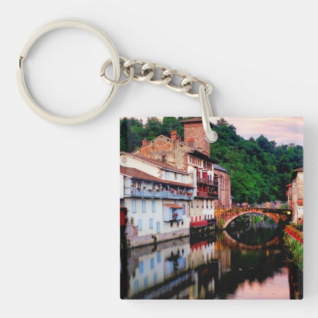 Saint Jean Pied de Port  Keychain (Front)