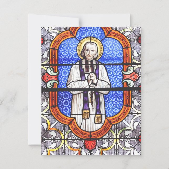 Saint Jean Vianney Premium Soul Guide Art Print (Front)