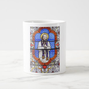 Saint Jean Vianney Premium Soul Guide Art Print Giant Coffee Mug