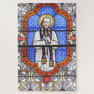 Saint Jean Vianney Premium Soul Guide Art Print Jigsaw Puzzle