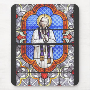 Saint Jean Vianney Premium Soul Guide Art Print Mouse Pad