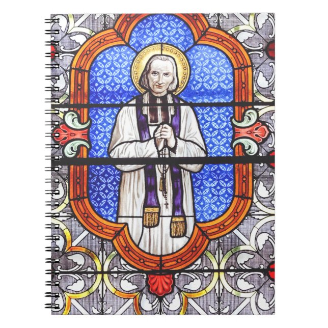 Saint Jean Vianney Premium Soul Guide Art Print Notebook (Front)