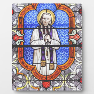Saint Jean Vianney Premium Soul Guide Art Print Plaque