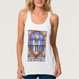 Saint Jean Vianney Premium Soul Guide Art Print Tank Top