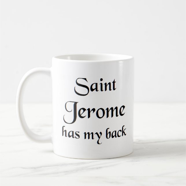 saint jerome coffee mug (Left)