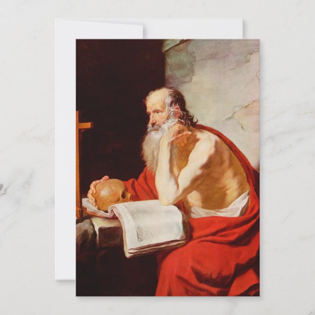 Saint Jerome Holiday Card (Front)
