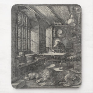 Saint Jerome in His Study by Albrecht Durer Mouse Pad