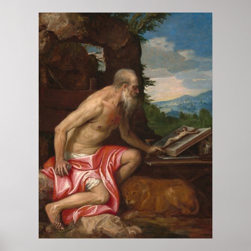 Saint Jerome _ Veronese Fine Art Poster