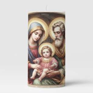 Saint Joachim and Anne-Infertility/Fertility Pillar Candle