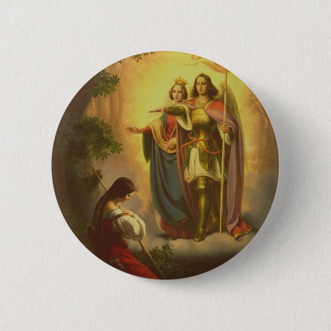 Saint Joan of Arc Button (Front)