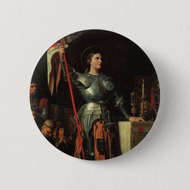 Saint Joan of Arc Button (Front)