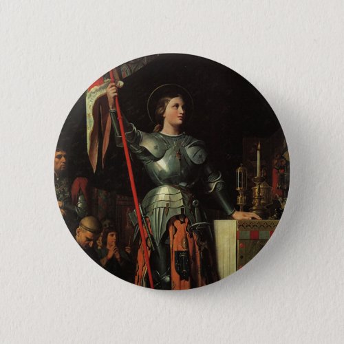 Saint Joan of Arc Button