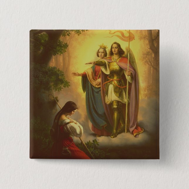 Saint Joan of Arc Button (Front)