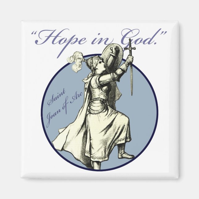 Saint Joan of Arc - Christian Magnet (Front)