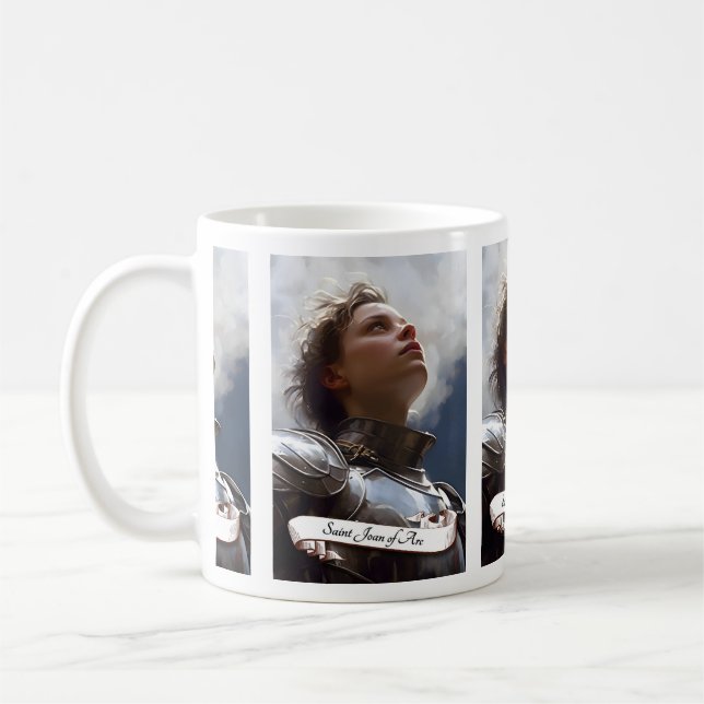 Saint Joan of Arc Coffee Mug (Left)