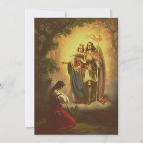 Saint Joan of Arc Holiday Card