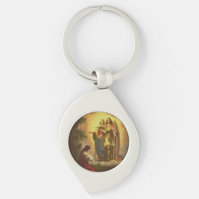 Saint Joan of Arc Keychain (Front)