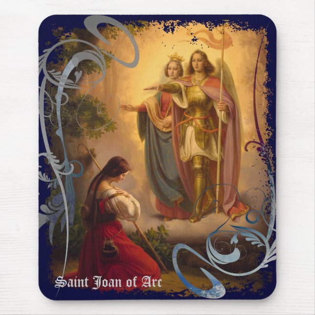 Saint Joan of Arc Mousepad (Front)