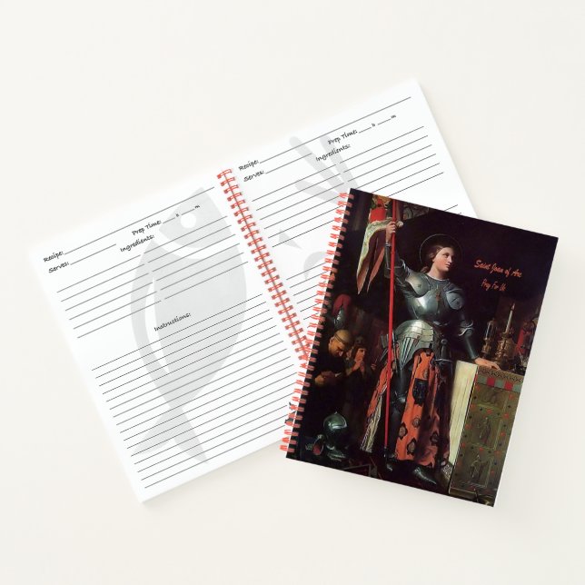 Saint Joan of Arc Notebook (Inside)