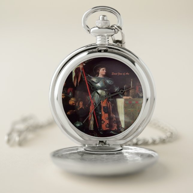 Saint Joan of Arc Pocket Watch (Inside)