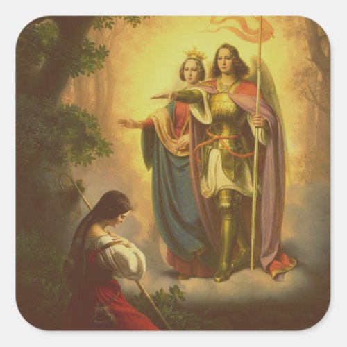 Saint Joan of Arc  Square Sticker