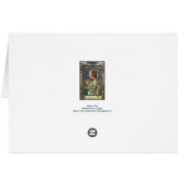 Saint Joan of Arc Stained Glass Image Cards (Back Horizontal)