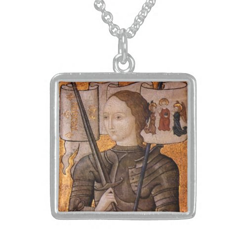 Saint Joan of Arc Sterling Silver Necklace