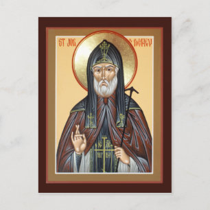Saint Job of Pochaev Prayer Card