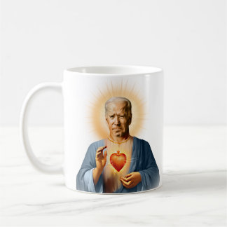 Saint Joe Biden Prayer Candle Coffee Mug