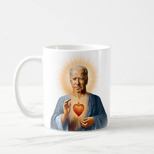 Saint Joe Biden Prayer Candle Coffee Mug