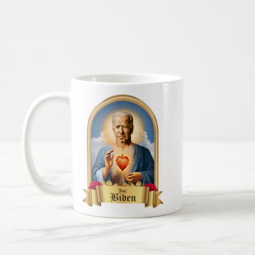 Saint Joe Biden Prayer Candle Coffee Mug