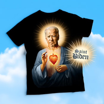 Saint Joe Biden Prayer Devotional T-shirt by Politicaltshirts at Zazzle