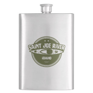 Saint Joe River Idaho Kayaking Flask